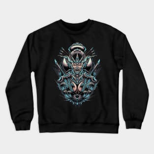 Great Geisha Mecha Illustration 3 Crewneck Sweatshirt